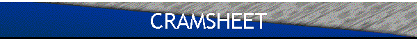 CRAMSHEET